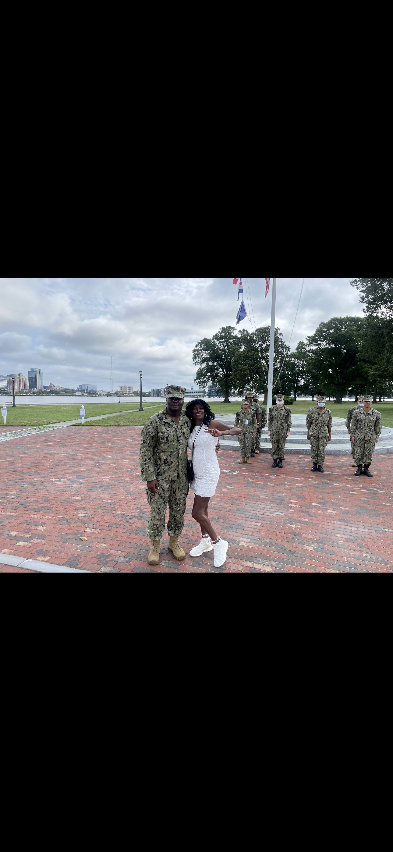 Verron L. Edwards — Navy waterfront ceremony